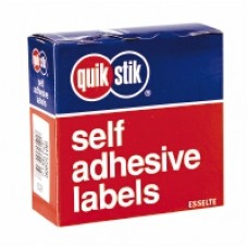 Label, adhesive, white, small, 25mm x 20mm, pkt/650
