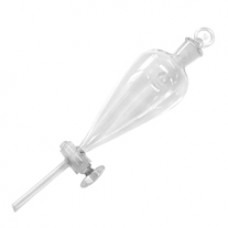 Funnel separating,borosilicate glass 250ml,spherical.glass key