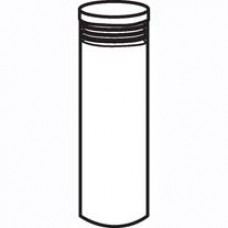 Vial, glass, 76mm x 26mm, with cap