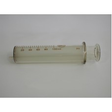 Syringe gas 100ml, glass