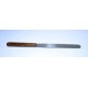 Palette Knives, stainless steel blade and wood handle, 140mm long