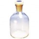 Bottle glass reagent 60ml clear nn polystopper