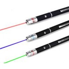 Laser pointer 1mW. Single beam Class II. 635-670 nM.  Red dot