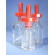 Bottle, 50 ml clear glass poly stopper , with pipette 