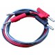 Lead High Voltage Red 0.5m long each