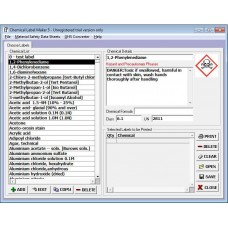 Chemical Label Maker 5.1  (GHS Compatible) Windows 2000/8/9/10
